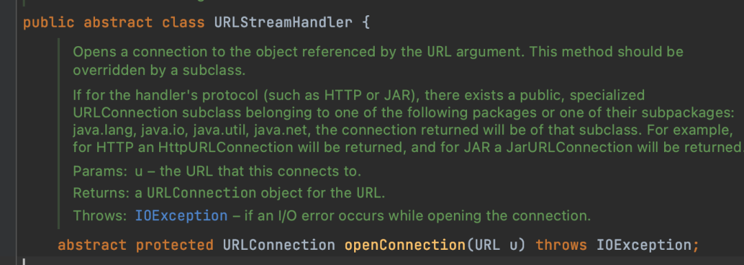 URLStreamHandler