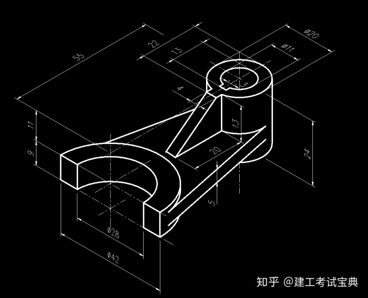 cad立体图怎么旋转看图300多张超全cad练习图纸类型齐全从基础到高端