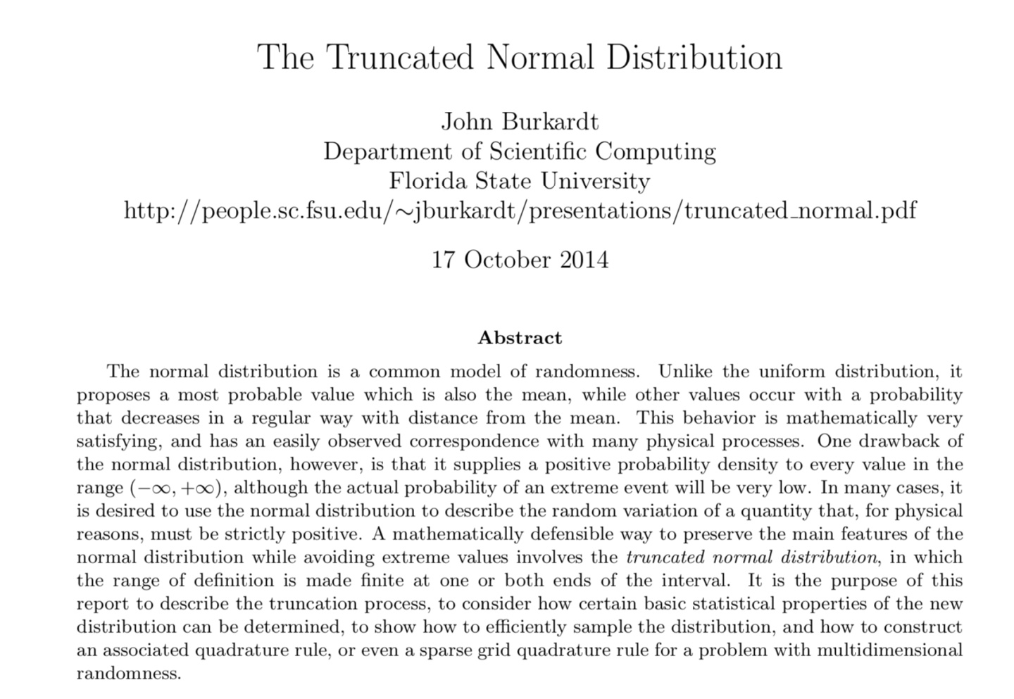 计算标准累积正态分布_【文献阅读 02】截断(truncated)正态分布-CSDN博客