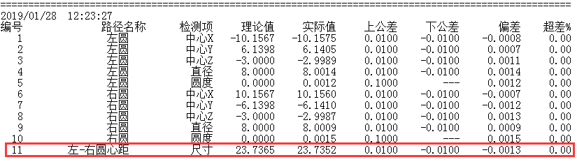 某个元素的距离页面的左边距_在机检测圆心距