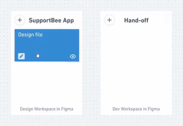 A gif of a design file’s life-cycle in SupportBee