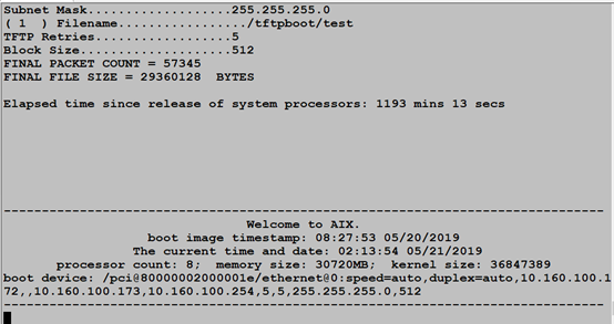 使用NIM Server网络半自动安装AIX系统插图72