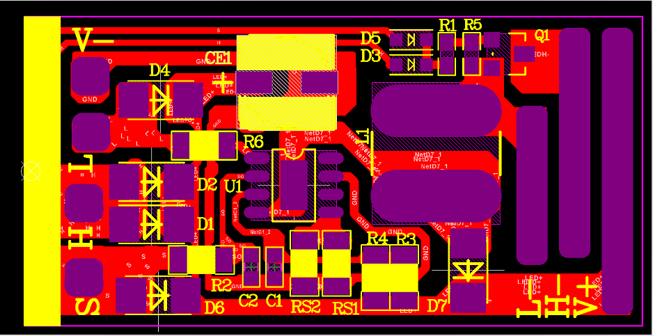 AP2403 DC-DC降压恒流IC 12-80V LED电动摩托车灯方案