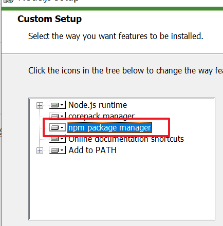 node.js安装模块