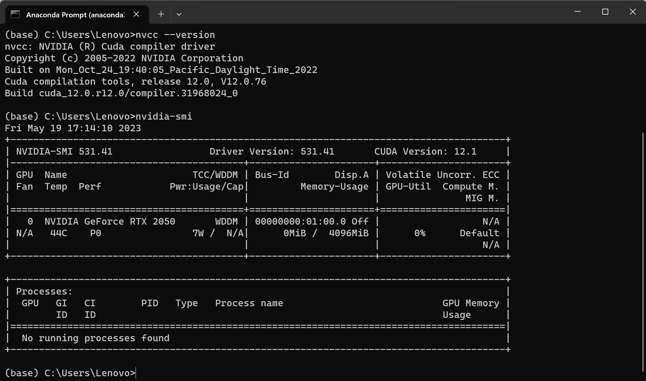anaconda pycharm pytorch环境安装与配置