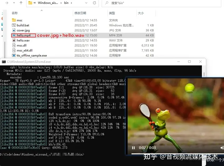 使用讯飞tts+ffmpeg自动生成视频