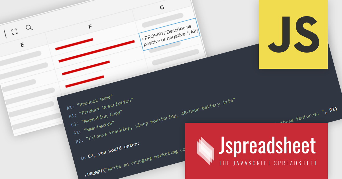 直接在电子表格中生成 AI 提示-Jspreadsheet Pro_jspreadsheet api-CSDN博客