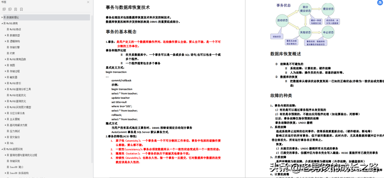停一停先别划走!吊打全网的MySQL进阶面试突击,吃透最少阿里P7