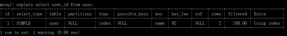 type为index的情况2-select索引列