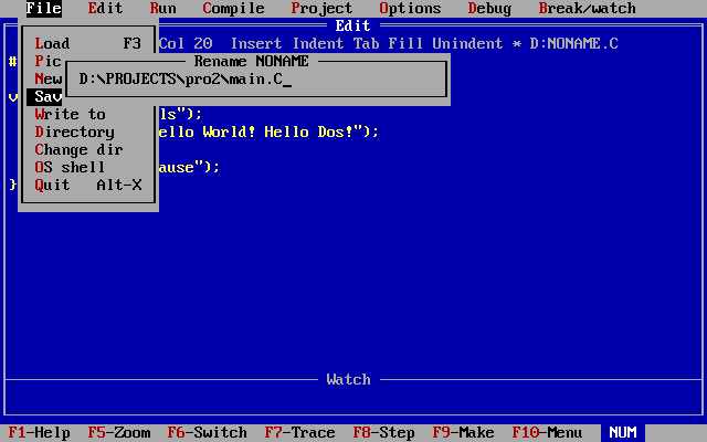 【C/C++】在Dos下(Dosbox)编写C/C++程序_Takanawa-door的博客-CSDN博客_dos 编译c语言