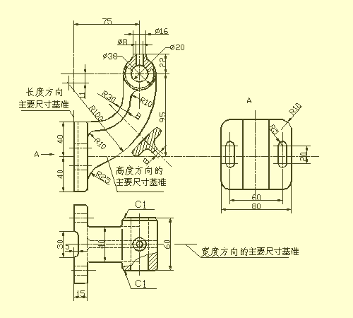 catia孔深度符号标注机械设计中的尺寸标注看懂复杂机械图纸赶快收藏