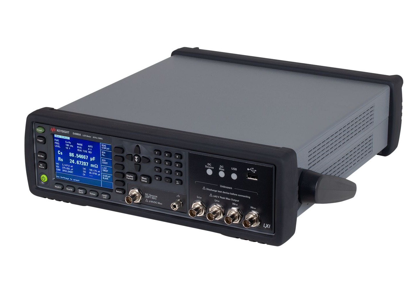 E4980A 精密型 LCR 表，20 Hz 至 2 MHz