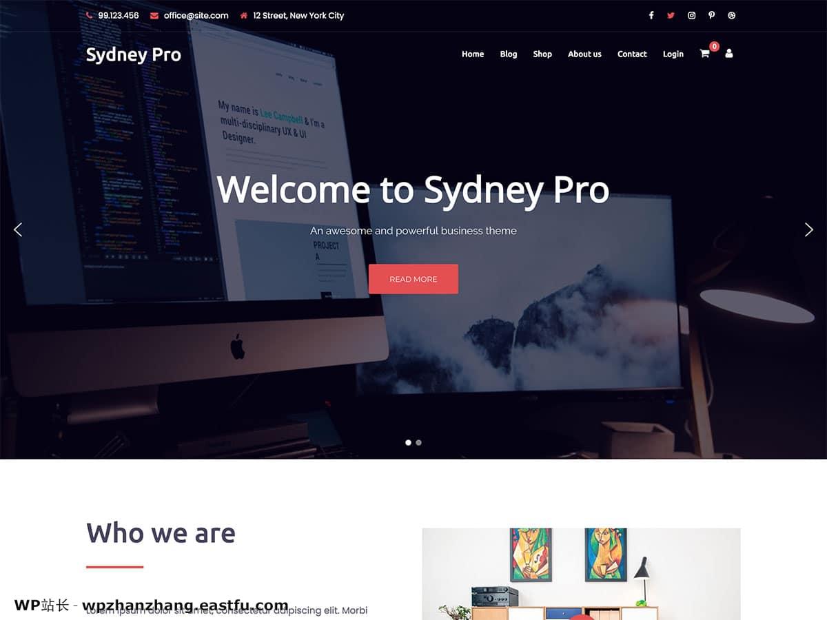 Sydney Pro WordPress企业主题