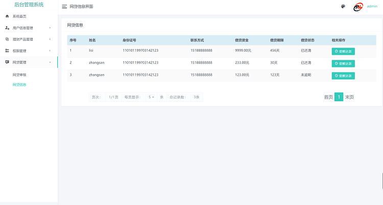 基于springboot+maven的个人理财管理系统