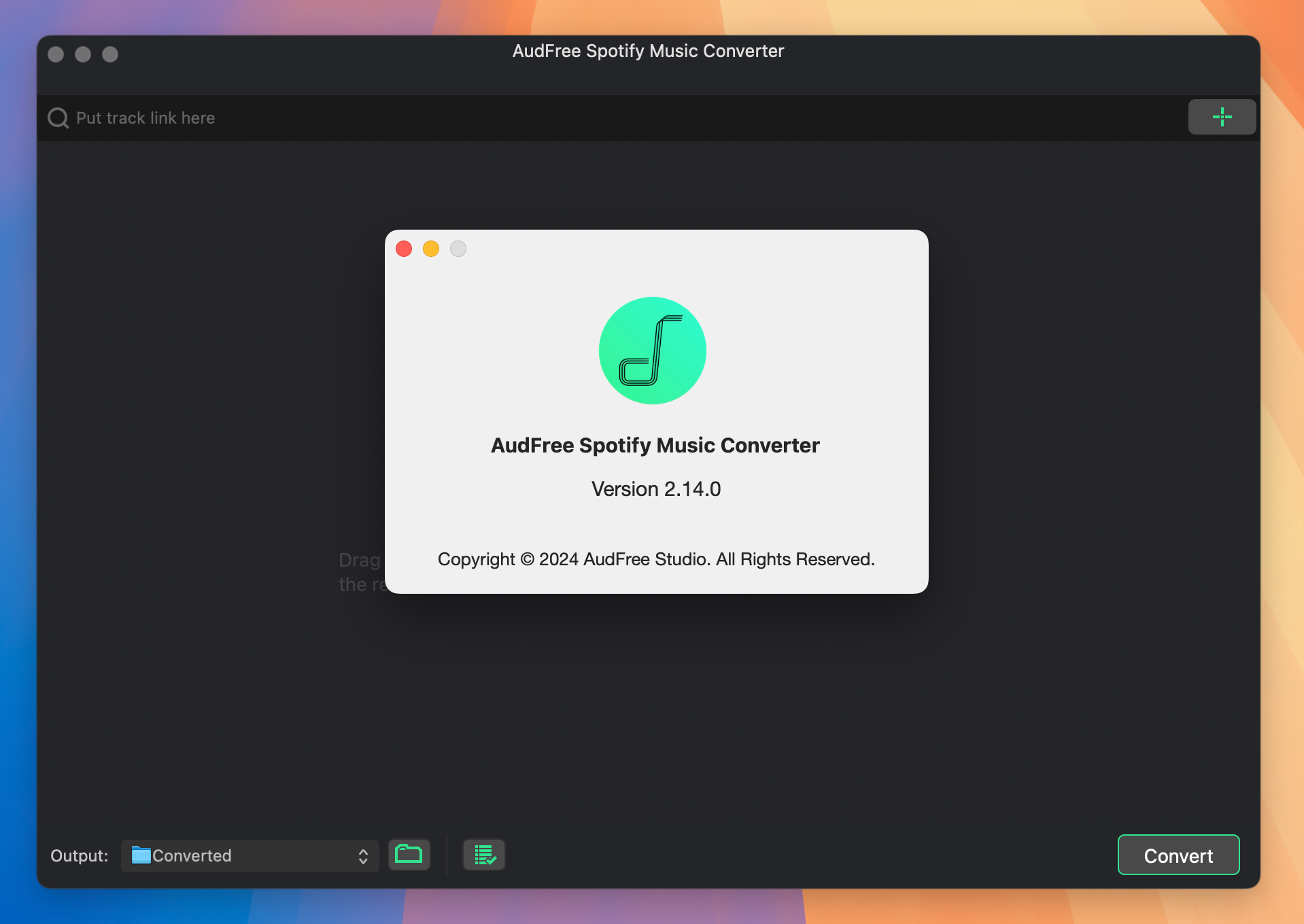 AudFree Spotify Music Converter for Mac v2.14.0 Spotify音乐转换器 激活版-1