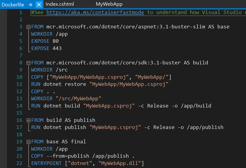Multistage Dockerfile Multistage Dockerfile