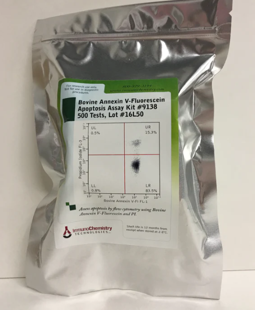 ImmunoChemistry艾美捷牛膜联蛋白V-荧光素凋亡检测试剂盒方案
