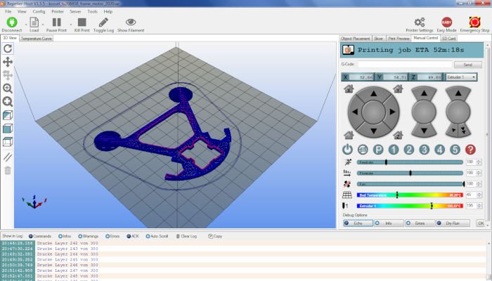 Upgrade host 3D printer software