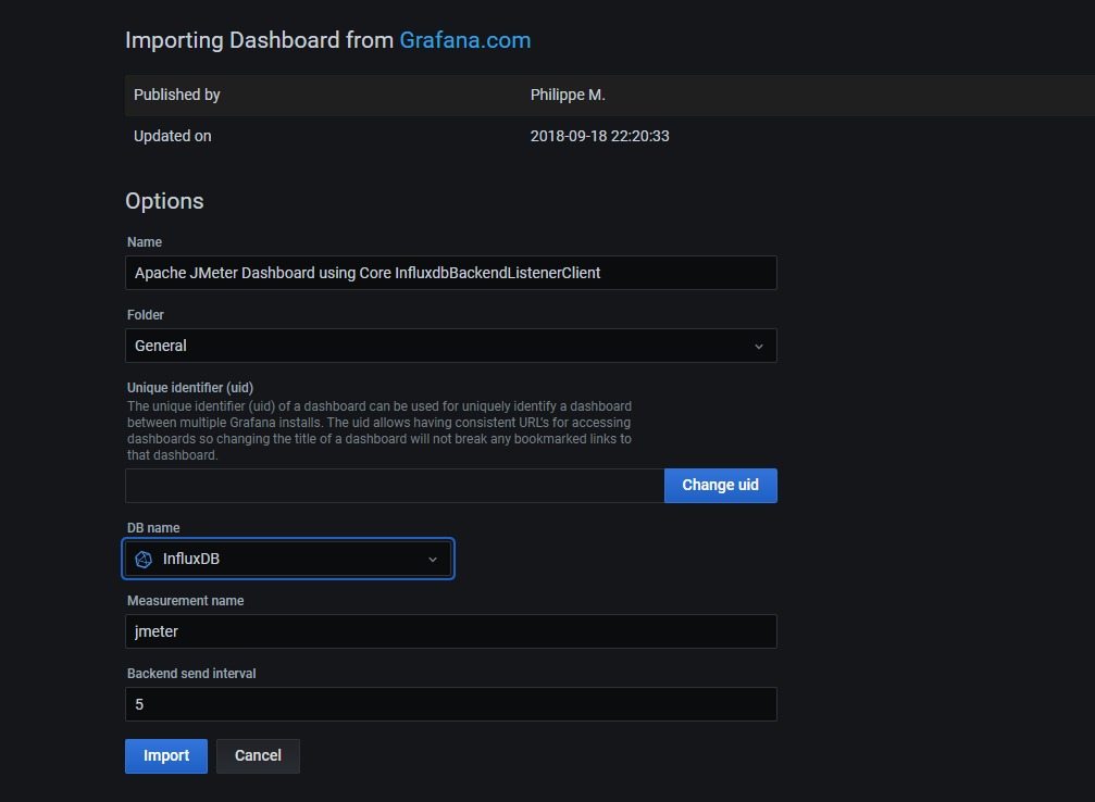 Jmeter笔记5| Jmeter+Grafana+Influxdb搭建可视化性能测试监控平台_数据库_11