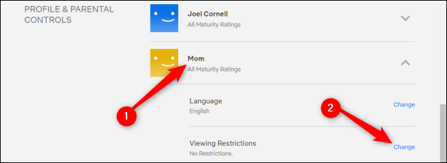 Netflix Parental Controls