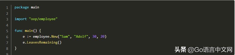 go 修改结构体方法_「GCTT 出品」Go 系列教程——26. 结构体取代类