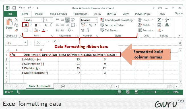 Getting Started with Microsoft Excel