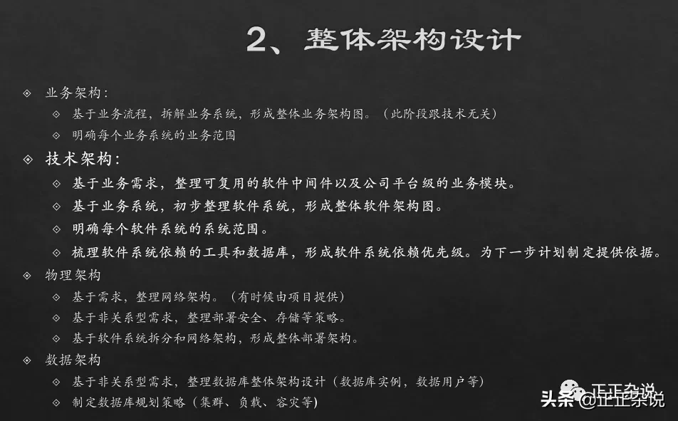 一个架构师如何开展工作？业务架构全过程设计思路整理