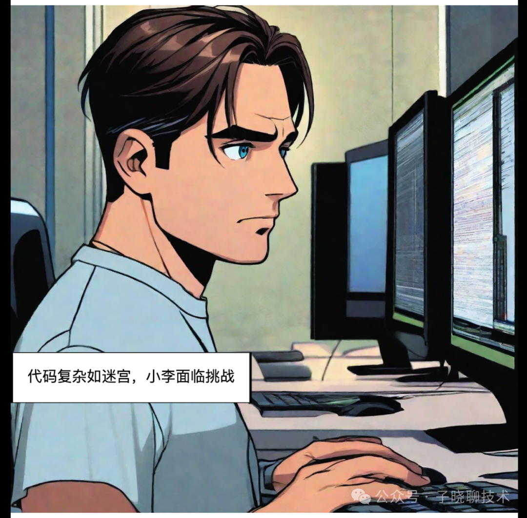 【AI+漫画】程序员小李解决<span style='color:red;'>疑难</span>杂症BUG<span style='color:red;'>的</span><span style='color:red;'>日常</span>