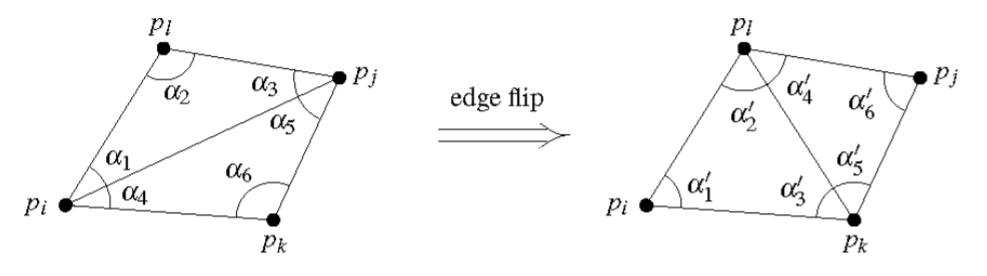 edge flip operation