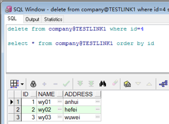 oracle dblink 验证,Oracle DBLINK 简单使用