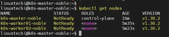 Worker-Nodes-Status-Post-Join-Kuberntes-Cluster
