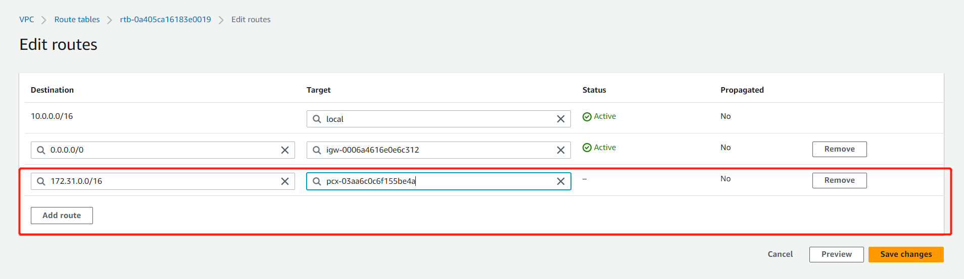 AWS VPC Peering  Azure VNET Peering