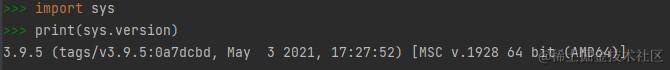 使用sys库查看python版本