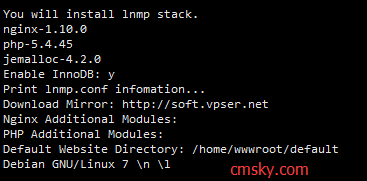 linux編譯命令，lnmp編譯安裝mysql_LNMP一鍵包不安裝mysql | 厘米天空