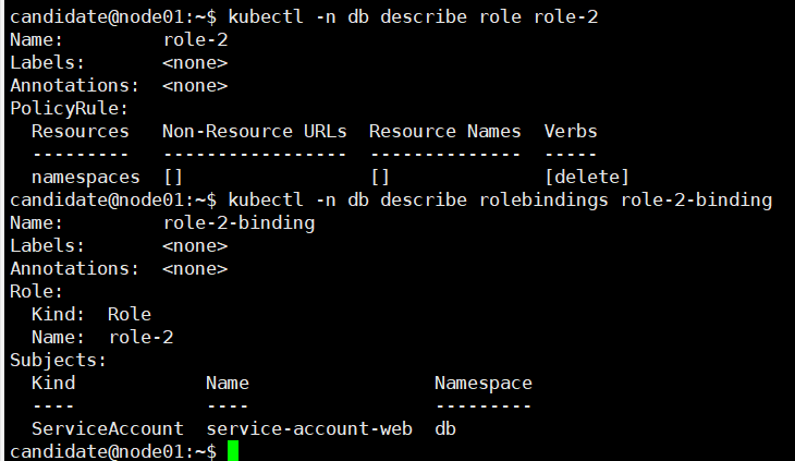 2024 CKS 题库 | 4、RBAC - RoleBinding