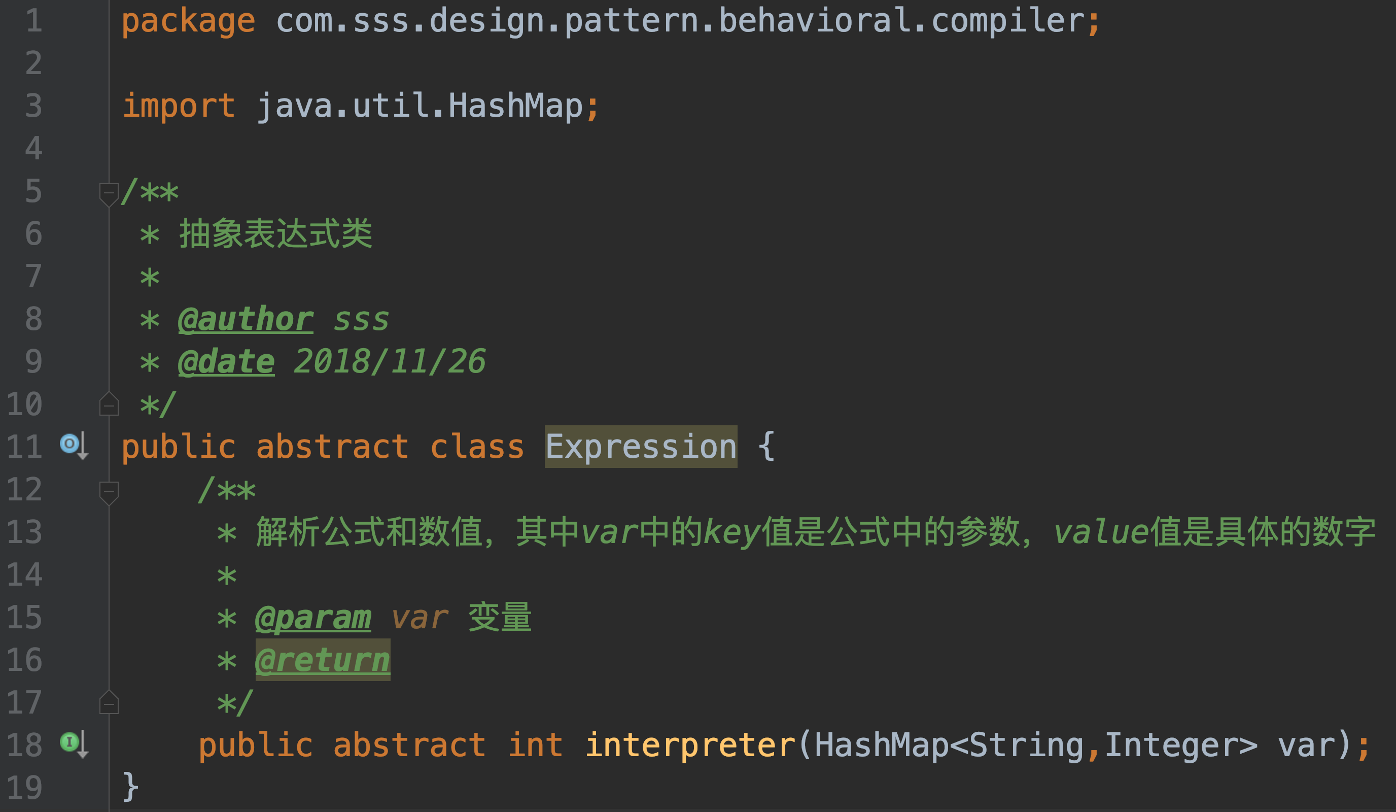 2021设计模式春招面试复习：解释器模式（Interpreter-Pattern）插图3