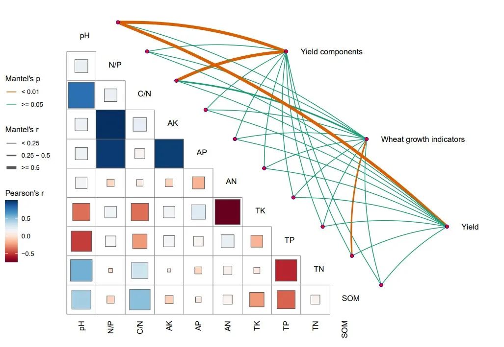 MicrobiomeStatPlot | 蒙特尔检验相关性热图教程Mantel test correlation heatmap-CSDN博客