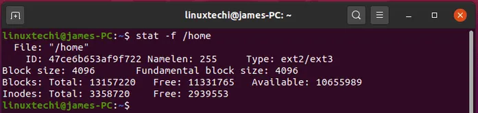 Stat-command-filesystem-linux