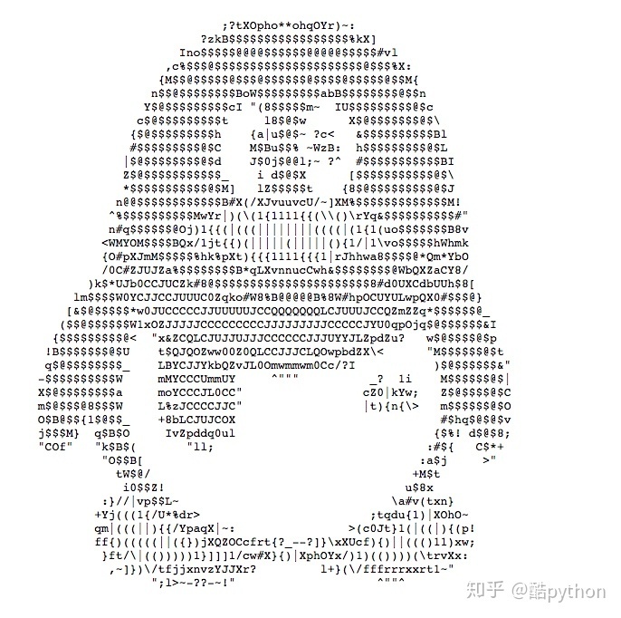 字符画及其原理