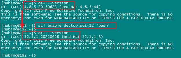 Redhat7上安装Red Hat Developer Toolset并自由切换gcc和g++的版本