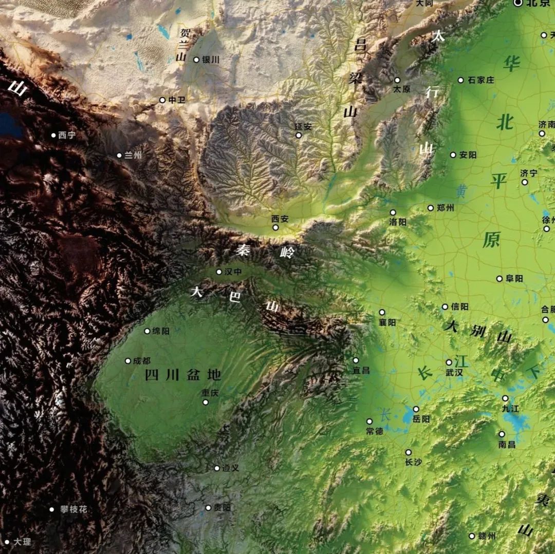 中国及周边地区3d地形图_china topographic map-CSDN博客