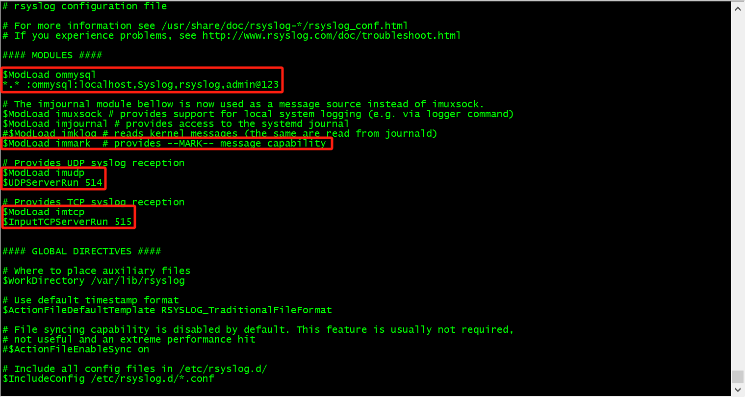 Linux Rsyslog+LogAnalyzer+MariaDB部署日志服务器_日志分析_05
