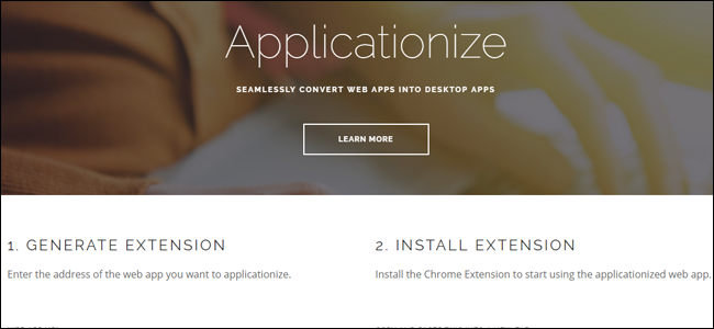 Applicationize,me website.