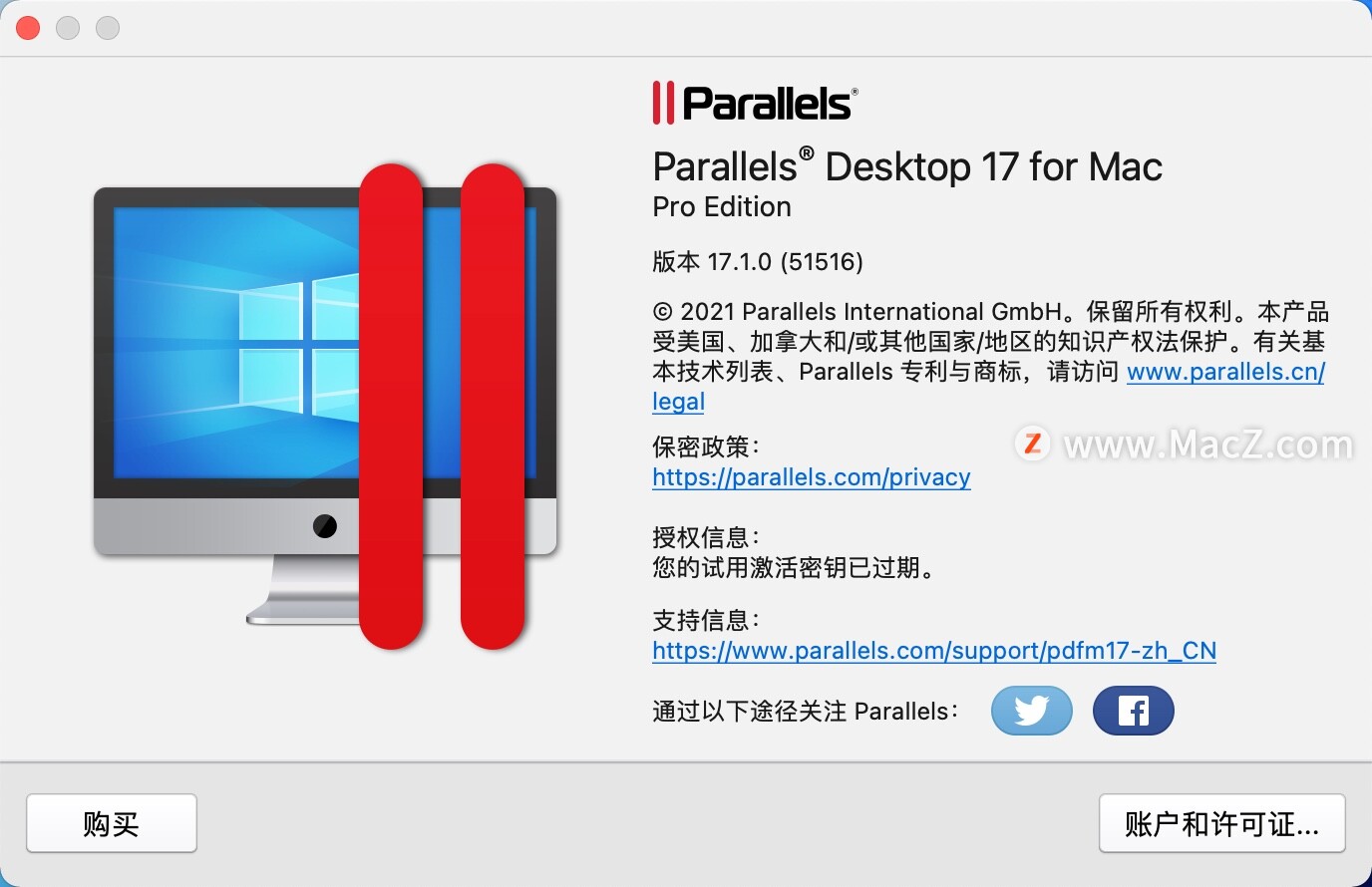 parallels 17 m1