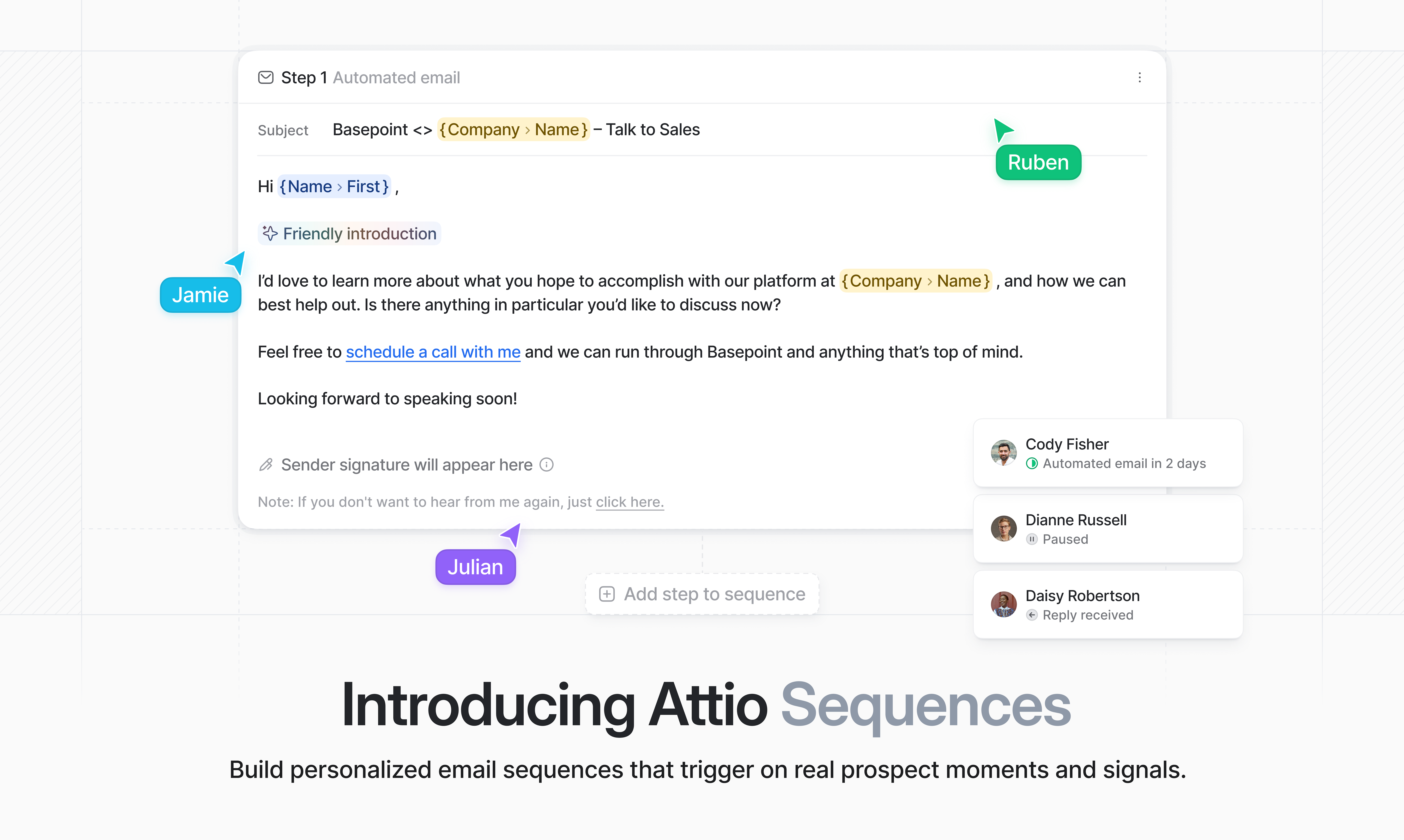 Attio Sequences