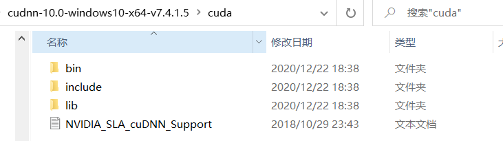 解压后文件夹中的内容
