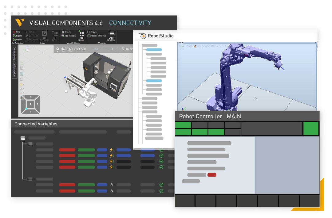 Visual Components：3D工厂仿真软件 | 离散物流、机器人编程与PLC调试
