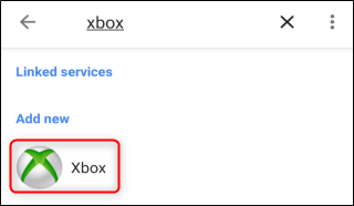 Select "Xbox."