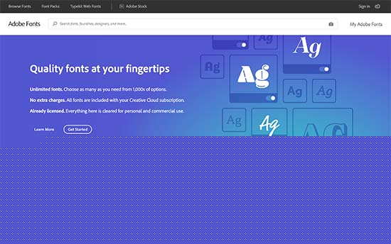 Typekit Adobe Fonts Typekit Adobe Fonts
